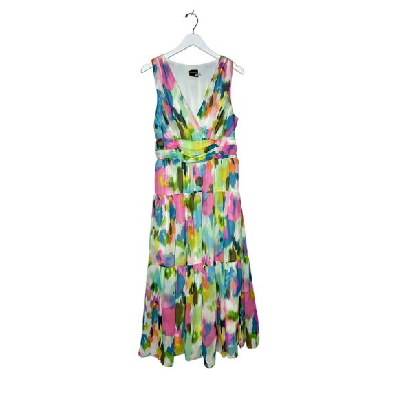 Maison Tara Dresses & Skirts - Maison Tara Colorful Size 14 Flowy Unique Vacation Euro Summer Dress Maxi Dress